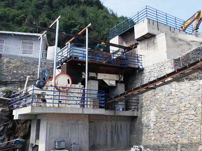 Crushed stone production line